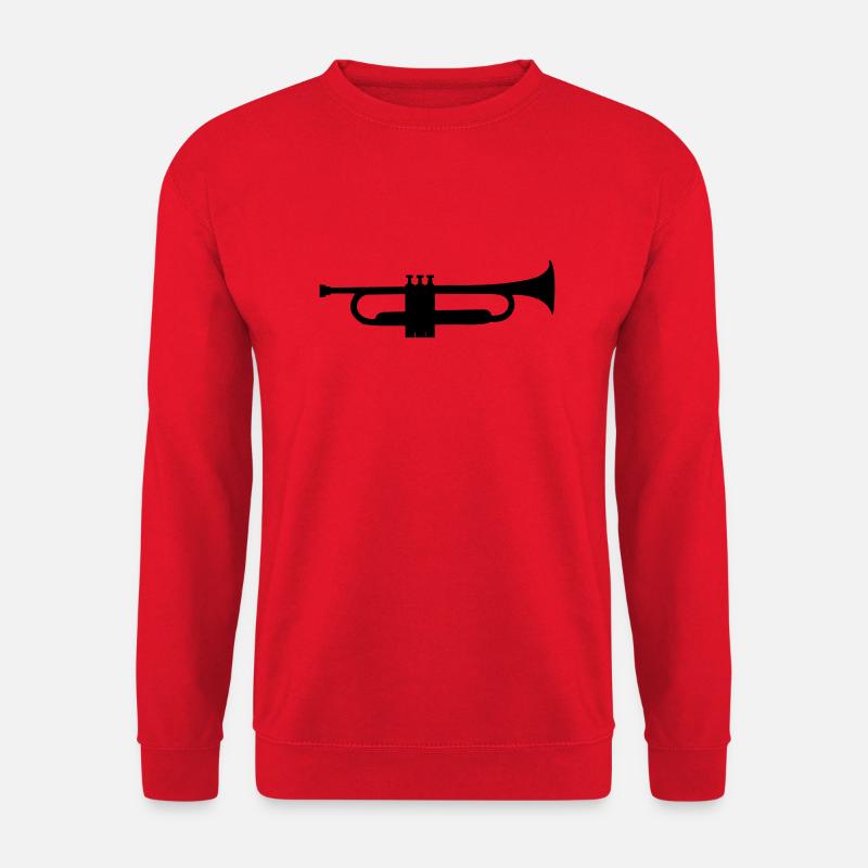 trompete - Unisex Pullover - Rot