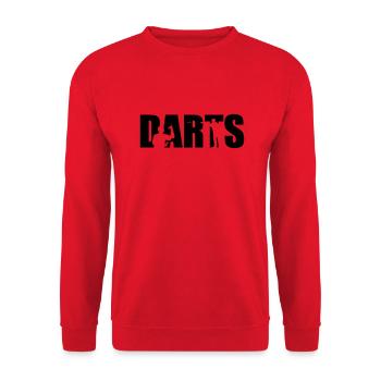 Darts - Sweat-shirt Unisexe - rouge - Devant - Alina (178cm) & Michal (187cm)
