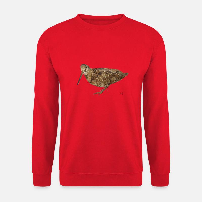 Die Waldschnepfe für Jäger - Unisex Pullover - Rot