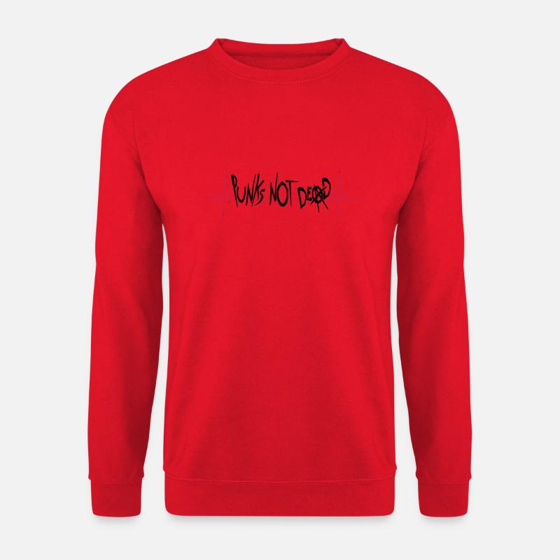 punks pas mort citation - Sweat-shirt Unisexe - rouge
