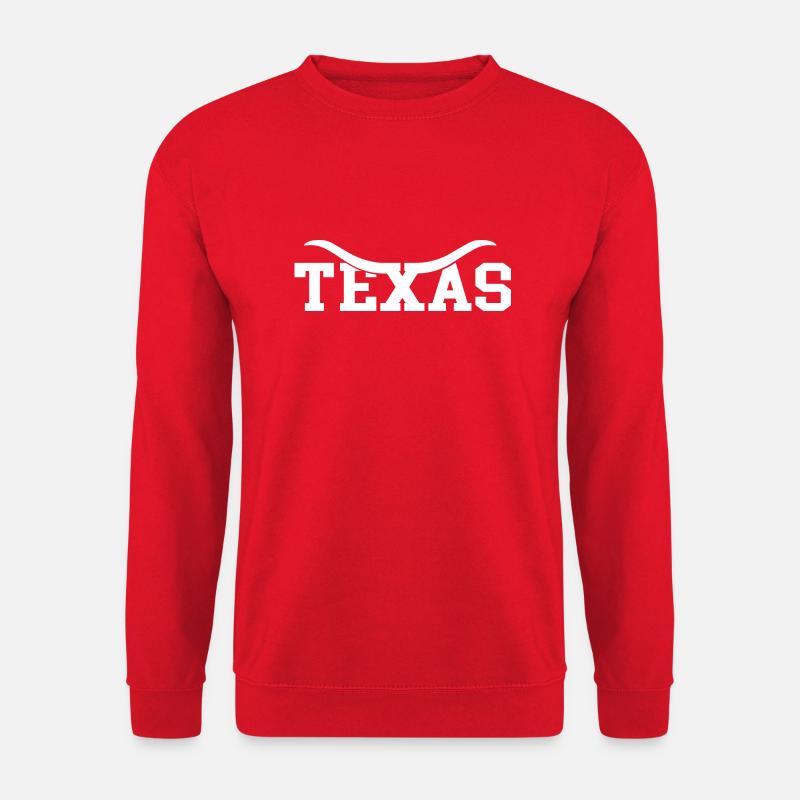 texas longhorn - Unisex Pullover - Rot