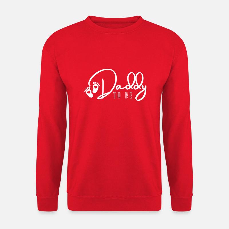 Daddy to be - Unisex Pullover - Rot