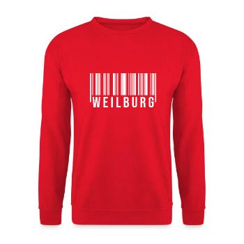 Weilburg Westerwald - Unisex Pullover - Rot - Vorne - Alina (178cm) & Michal (187cm)
