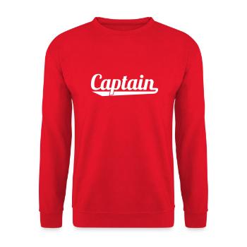 Kapitän - Unisex Pullover - Rot - Vorne - Alina (178cm) & Michal (187cm)