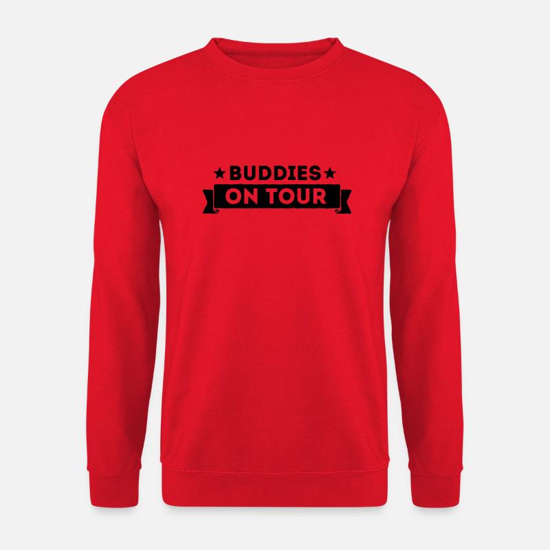 Buddies On Tour - Unisex Pullover - Rot