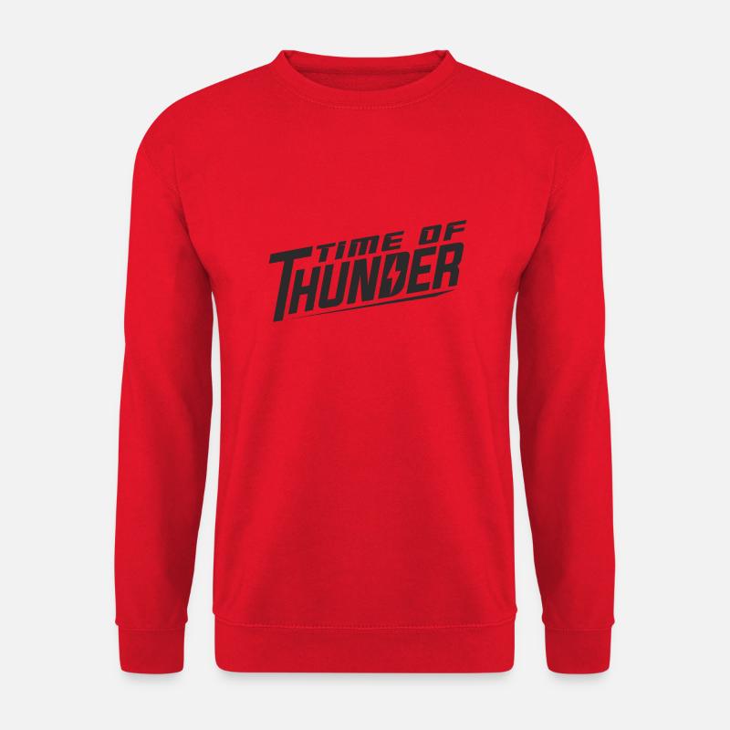 TIME OF THUNDER KLASSIK B&W - Unisex Pullover - Rot