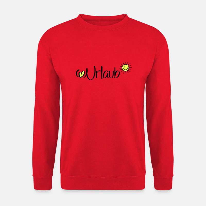 Urlaub in der Sonne - Unisex Pullover - Rot