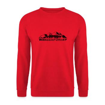 Wanderfuhrer - (6) - Unisex Pullover - Rot - Vorne - Alina (178cm) & Michal (187cm)