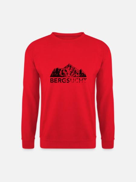 Bergsucht - (7) - Unisex Pullover - Rot