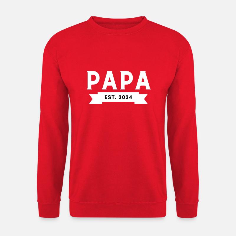 papa 2024 - Unisex Sweatshirt - red