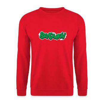 Bremen Graffiti - Unisex Pullover - Rot - Vorne - Alina (178cm) & Michal (187cm)