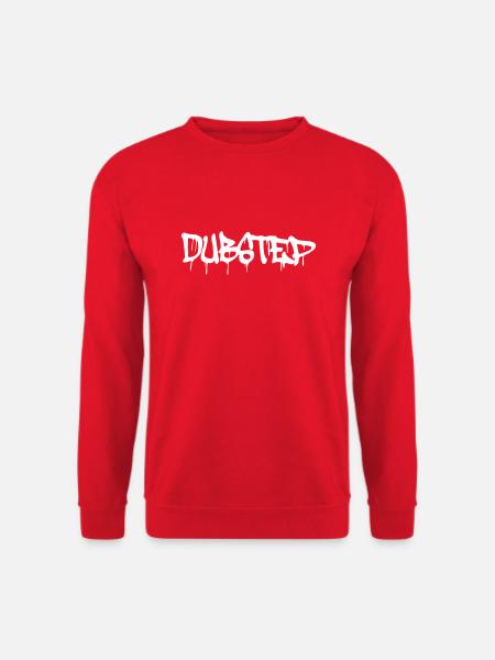 Dub Step Techno Musik Party Tropfen Graffiti Text - Unisex Pullover - Rot