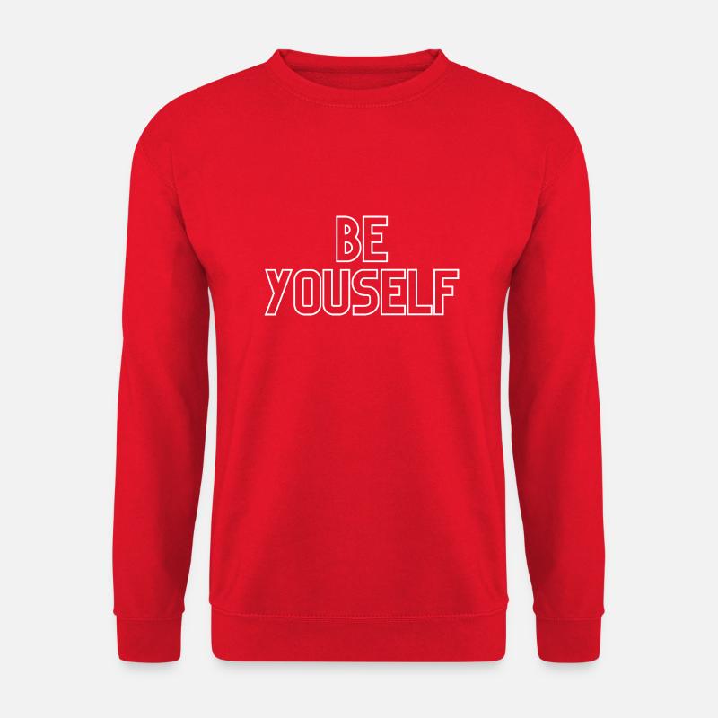 Sei du selbst - Unisex Pullover - Rot