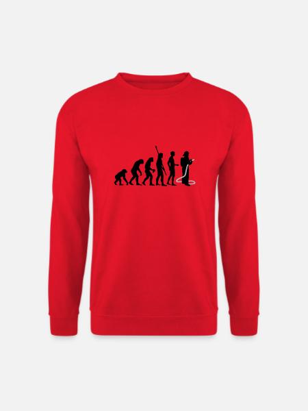 evolution firefighter - Sweat-shirt Unisexe - rouge