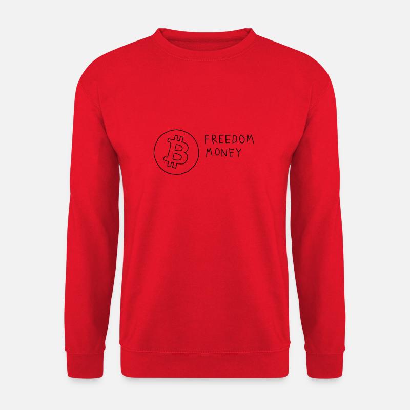 freedommoney - Sweat-shirt Unisexe - rouge