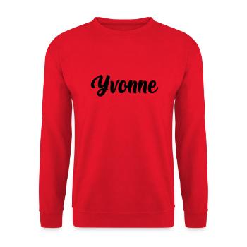 Yvonne - Unisex Pullover - Rot - Vorne - Alina (178cm) & Michal (187cm)