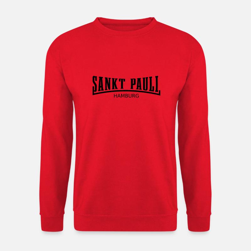 Sankt Pauli Hamburg - Unisex Pullover - Rot