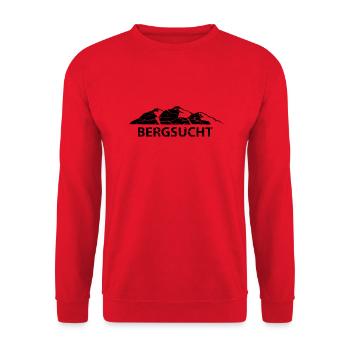 Bergsucht - (6) - Unisex Pullover - Rot - Vorne - Alina (178cm) & Michal (187cm)