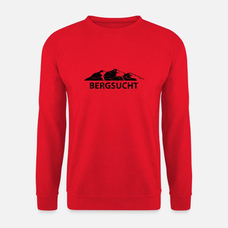 Bergsucht - (14) - Unisex Pullover - Rot
