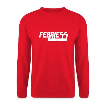 Intrépide - Sweat-shirt Unisexe - rouge - Devant - Alina (178cm) & Michal (187cm)