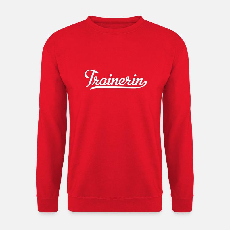 Trainerin - Unisex Pullover - Rot