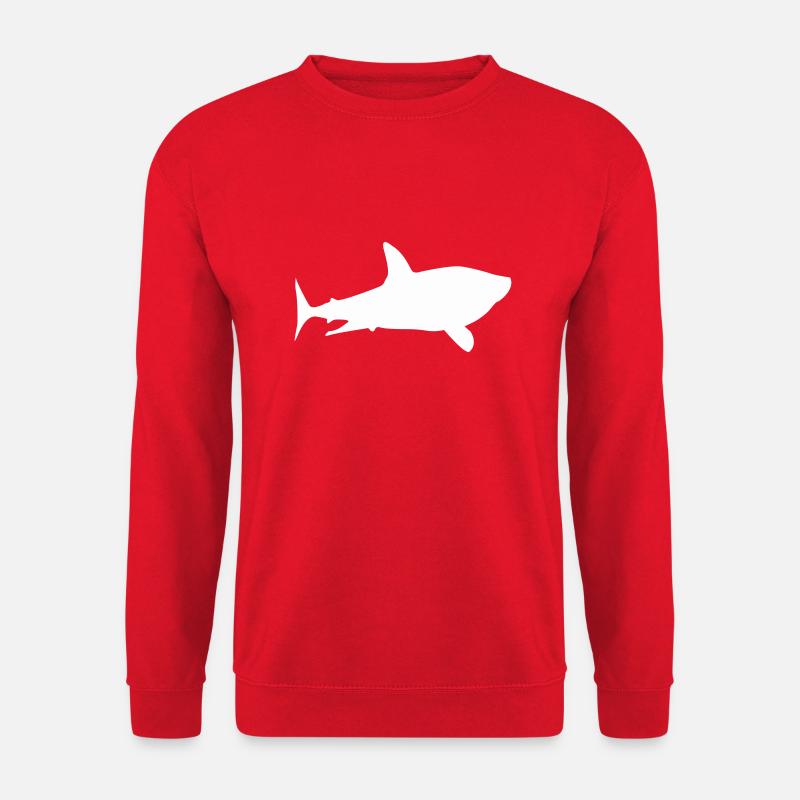 shark shark - Unisex Sweatshirt - red