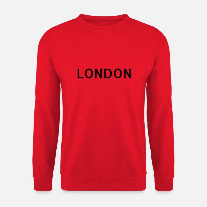 London - Unisex Pullover - Rot