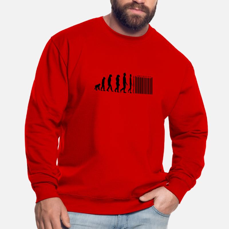 Evolution barcode Unisex Sweatshirt