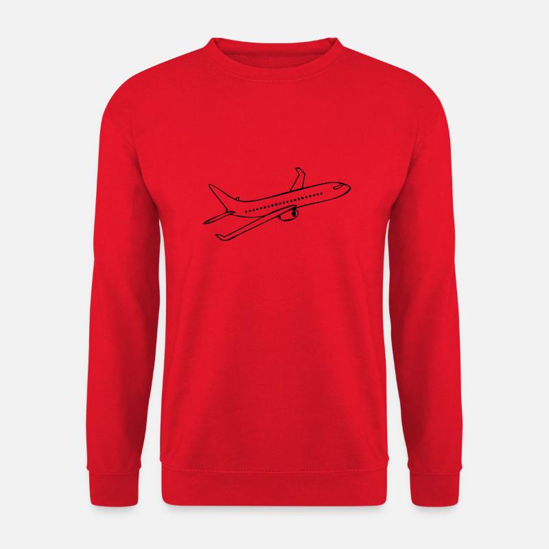 Flugzeug - Unisex Pullover - Rot