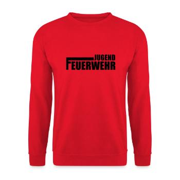 Feuerwehr - Unisex Pullover - Rot - Vorne - Alina (178cm) & Michal (187cm)