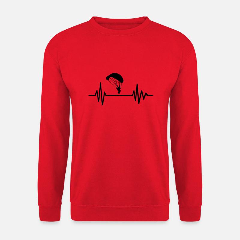 Fallschirmspringen - Unisex Pullover - Rot