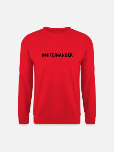 #Miteinander - Unisex Pullover - Rot