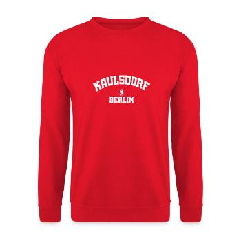 Kaulsdorf - Berlin - Allemagne - Sweat-shirt Unisexe - rouge - Devant - Alina (178cm) & Michal (187cm)
