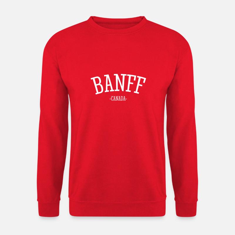 Banff - Canada - Kanada - Unisex Sweatshirt - red