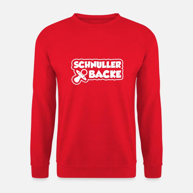 Schnullerbacke - Unisex Pullover - Rot