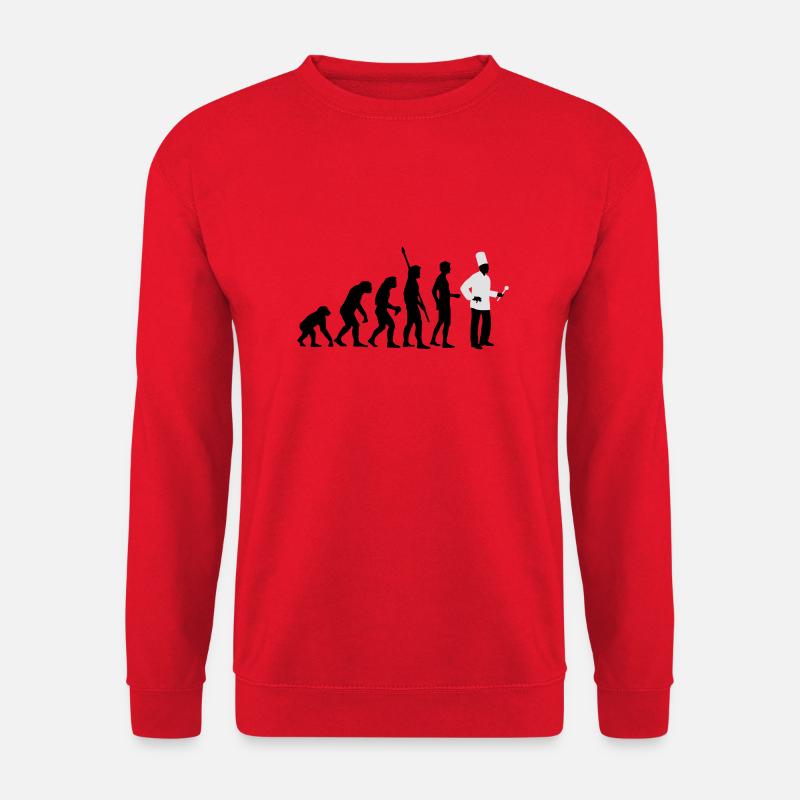 evolution_koch_2c - Unisex Pullover - Rot