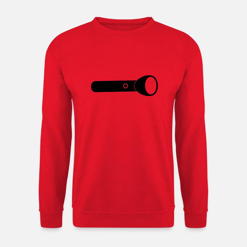 Taschenlampe - Unisex Pullover - Rot