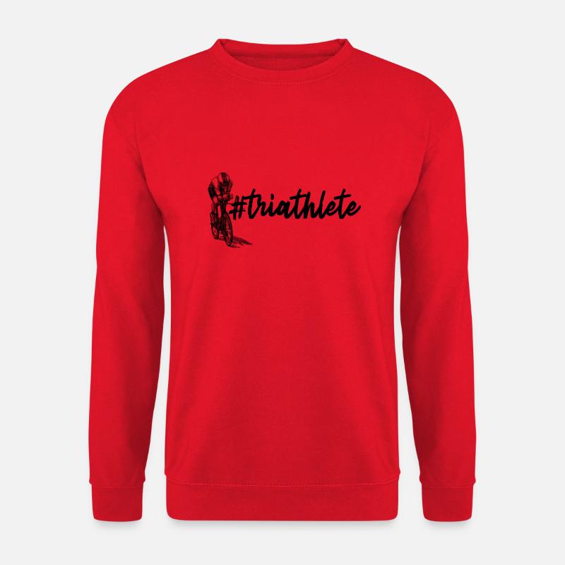 #triathlete - Unisex Pullover - Rot