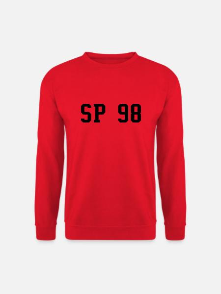SP 98 - Sans plomb 98 (Noir) - Essence Routier - Sweat-shirt Unisexe - rouge