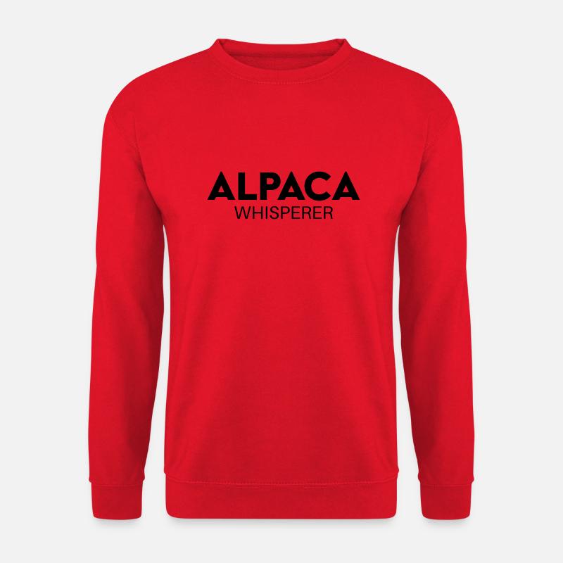 Alpaca Whisperer - Unisex Sweatshirt - red