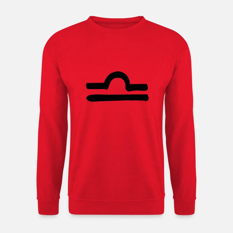libra zodiac - Unisex Pullover - Rot