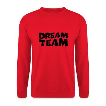 Dream Team - Sweat-shirt Unisexe - rouge - Devant - Alina (178cm) & Michal (187cm)