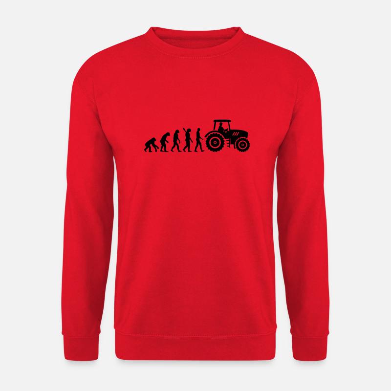 Tractor - Unisex Sweatshirt - red