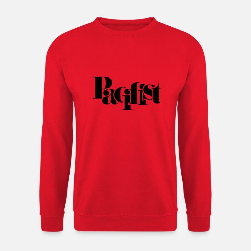 Pacifist - Unisex Pullover - Rot