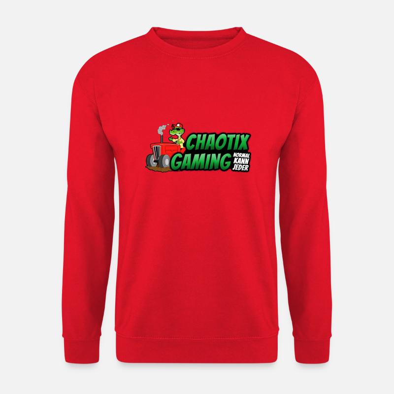 ChaotiX Traktor Logo - Unisex Pullover - Rot