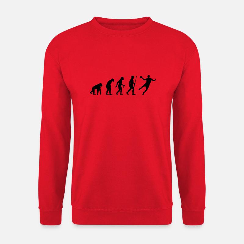 Handballer Evolution - Unisex Sweatshirt - red