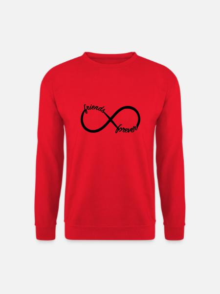 Friends forever - Unisex Pullover - Rot