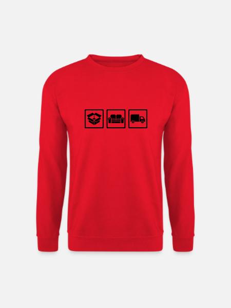 Relocation - Unisex Sweatshirt - red