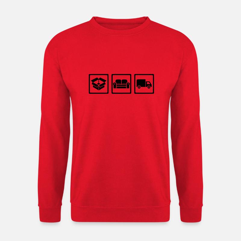 Umzug - Unisex Pullover - Rot