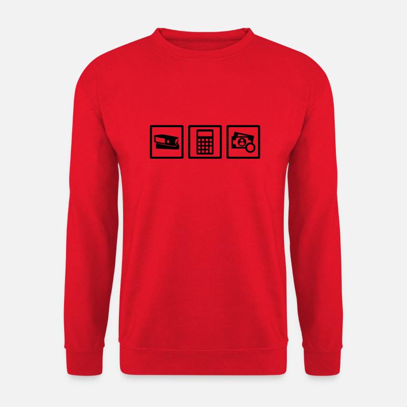 Comptable - Sweat-shirt Unisexe - rouge